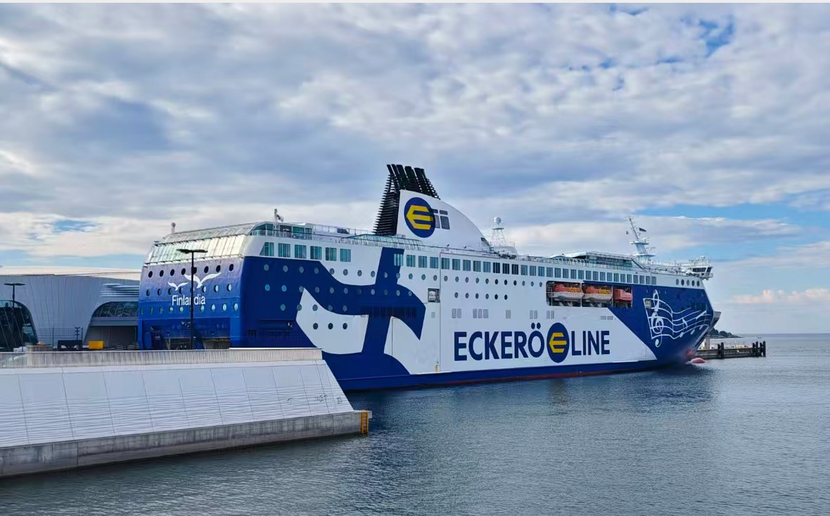 芬兰船用混动邮轮 Eckerö Line